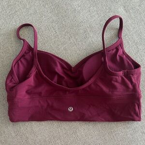 lululemon athletica Women's Deep Red Sports Bra